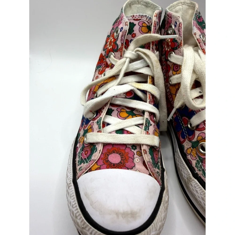 Converse x Unite Chuck Taylor All Star High 668017C Girl 13 Sneaker Floral Shoes